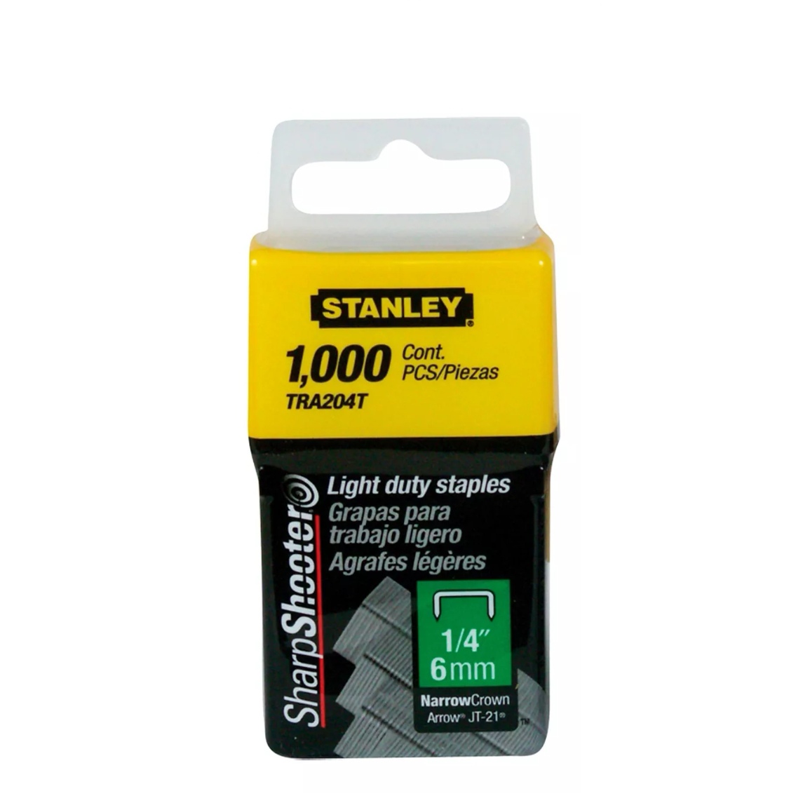 SET HERRAMIENTAS STANLEY ENGRAPADORA METALICA USO LIVIANO + GRAPAS + BOLSO - 5