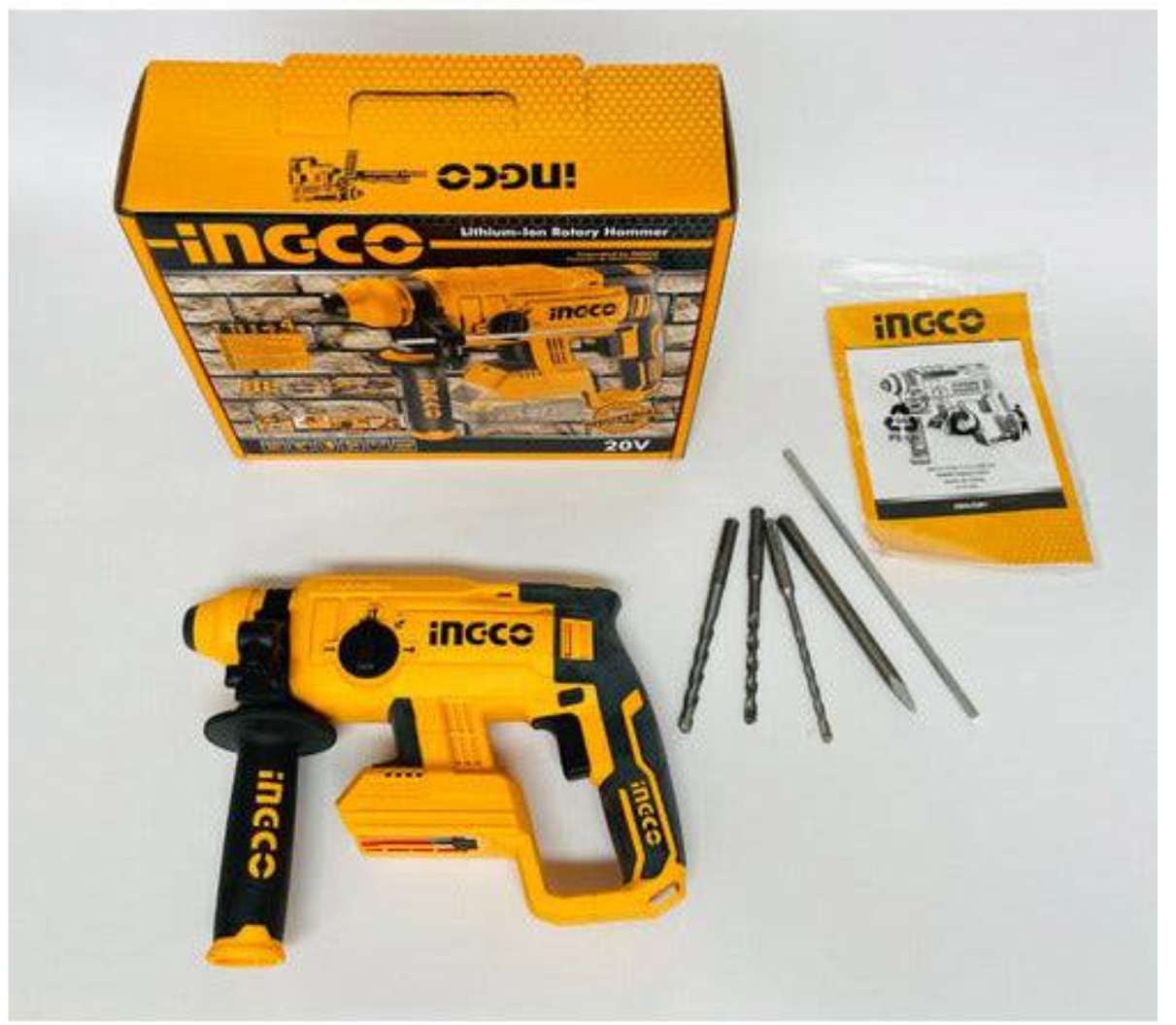 ROTOMARTILLO INGCO INALÁMBRICO BRUSHLESS 20 V INDUS CRHLI2201 - 4
