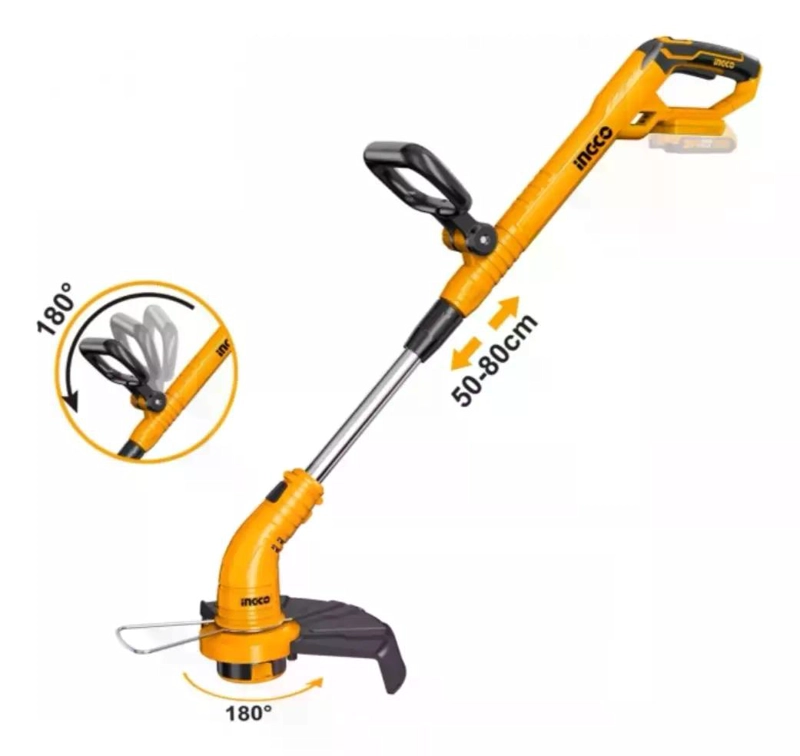 ORILLADORA INALAMBRICA INGCO AJUSTABLE 20 V CGTLI20018 - 2