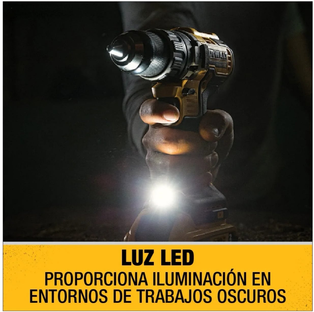 TALADRO PERCUTOR INA DEWALT ATOMIC 13MM 20V + 2 BAT + CARGADOR DCD709D2 - 5