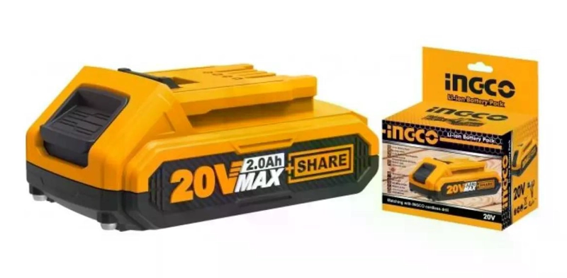 BATERÍA INDUSTRIAL P20S INGCO 20V 2 AH FBLI20011 - 1