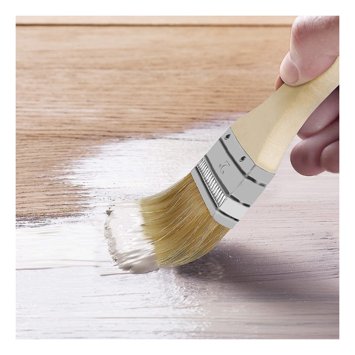 SET HERRAMIENTAS INGCO BROCHAS 9 PIEZAS SINTETICAS MADERA 1-4 PULGADAS - 4