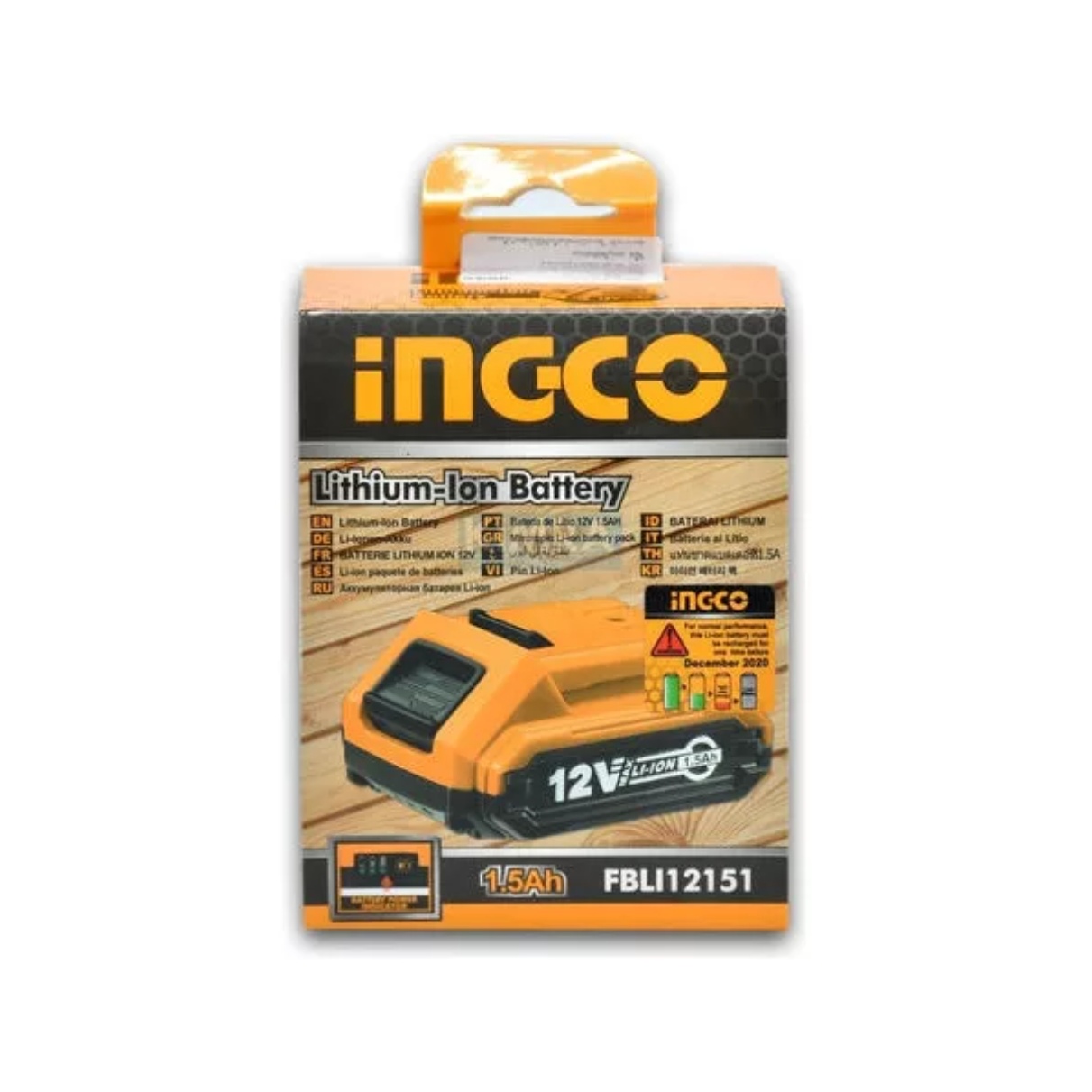 BATERÍA INGCO ION DE LITIO 12V 1.5 AH FBLI12151 - 4