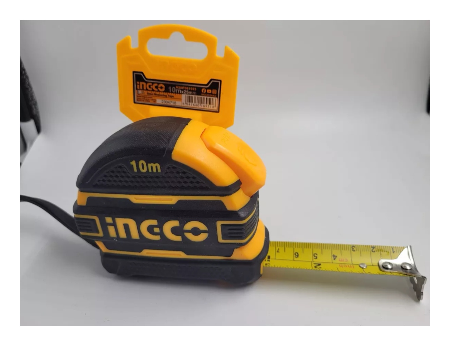 HUINCHA INGCO MEDIR 10 M X 25 MM CINTA METRICA - 4