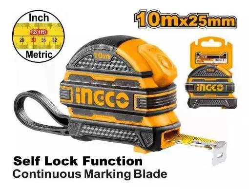 HUINCHA INGCO MEDIR 10 M X 25 MM CINTA METRICA - 9