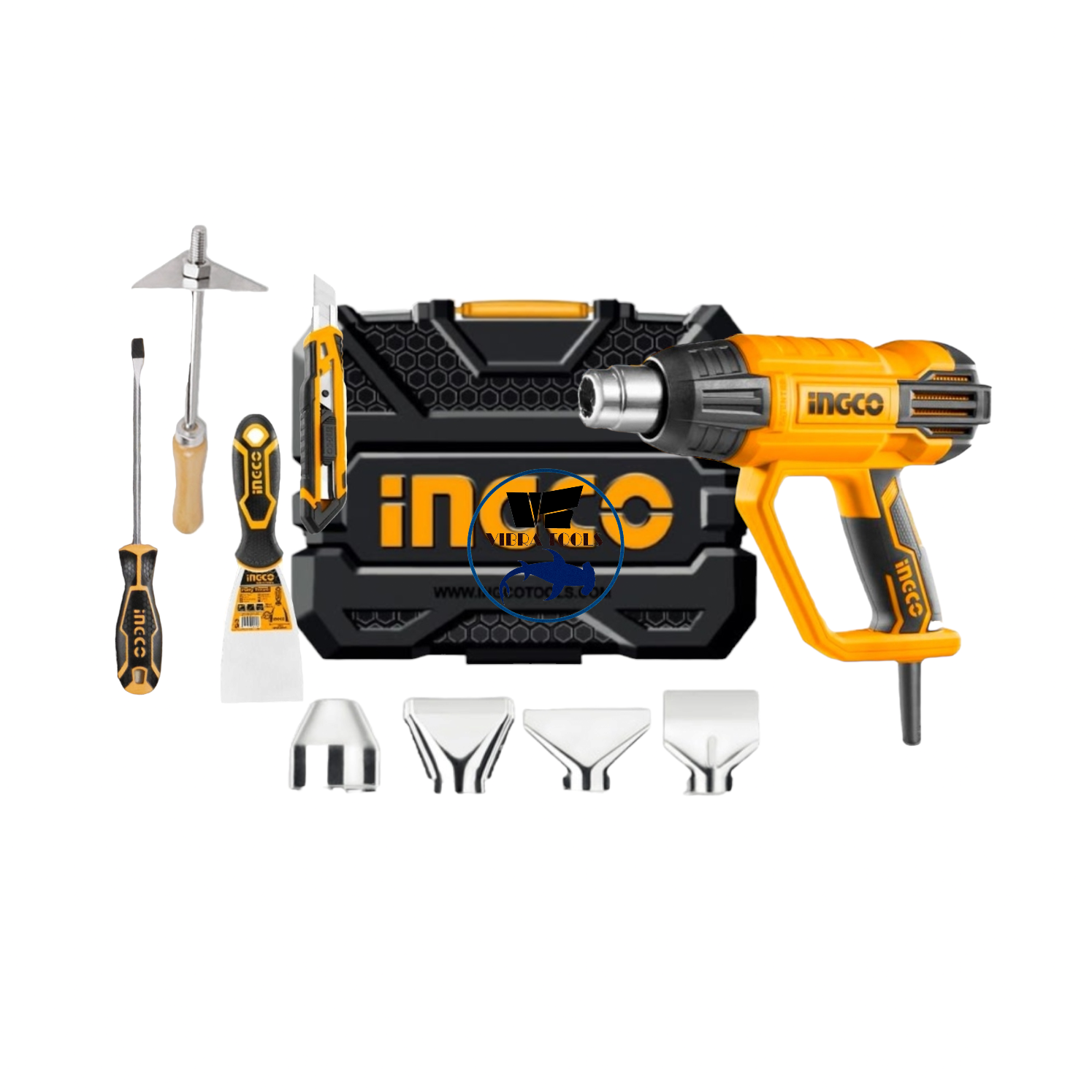 PISTOLA DE CALOR INGCO DIGITAL 2000 W INDUSTRIAL HG200028-1 - 1