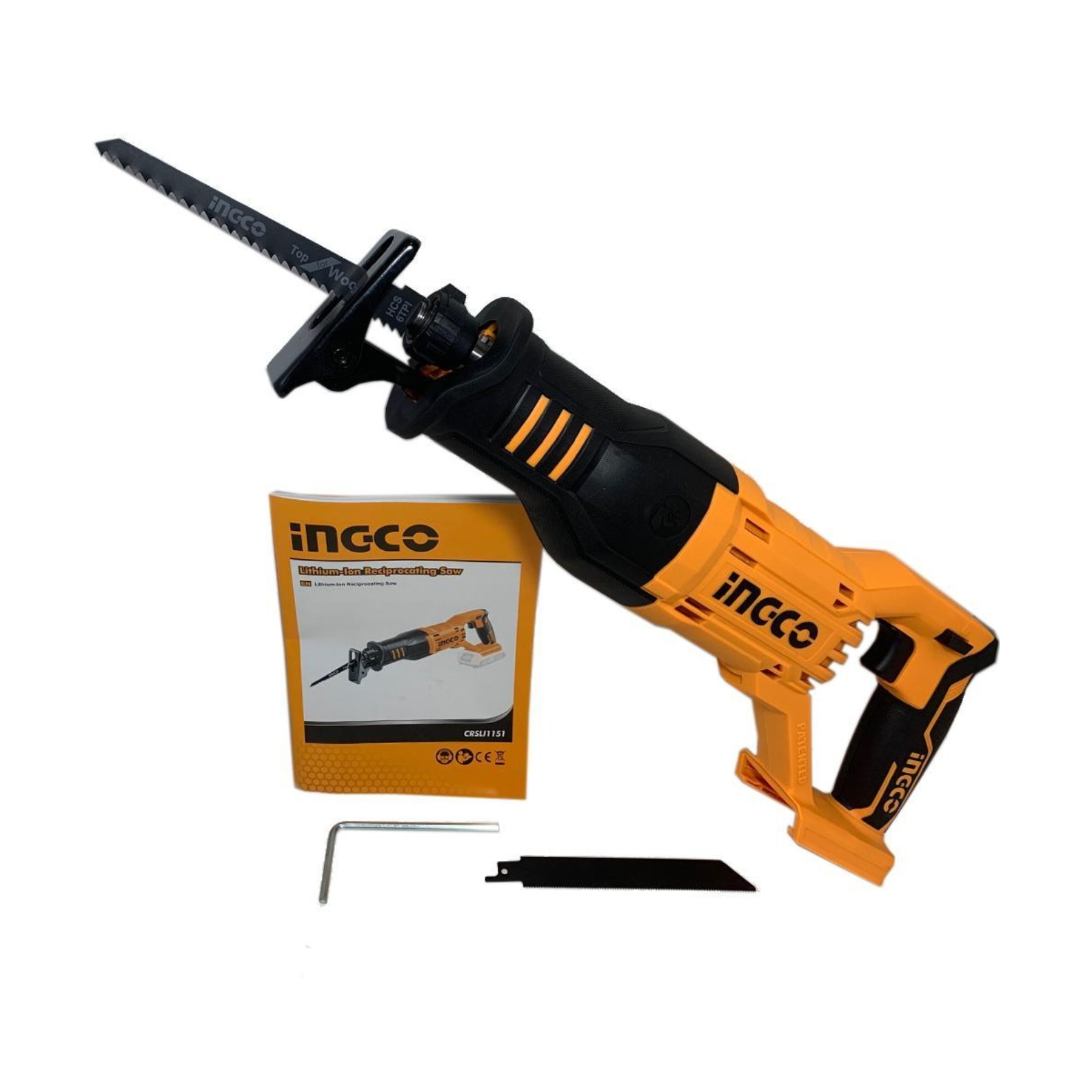 SIERRA INGCO SABLE INALÁMBRICA 20 V + CRSLI1151 ACERO - 8