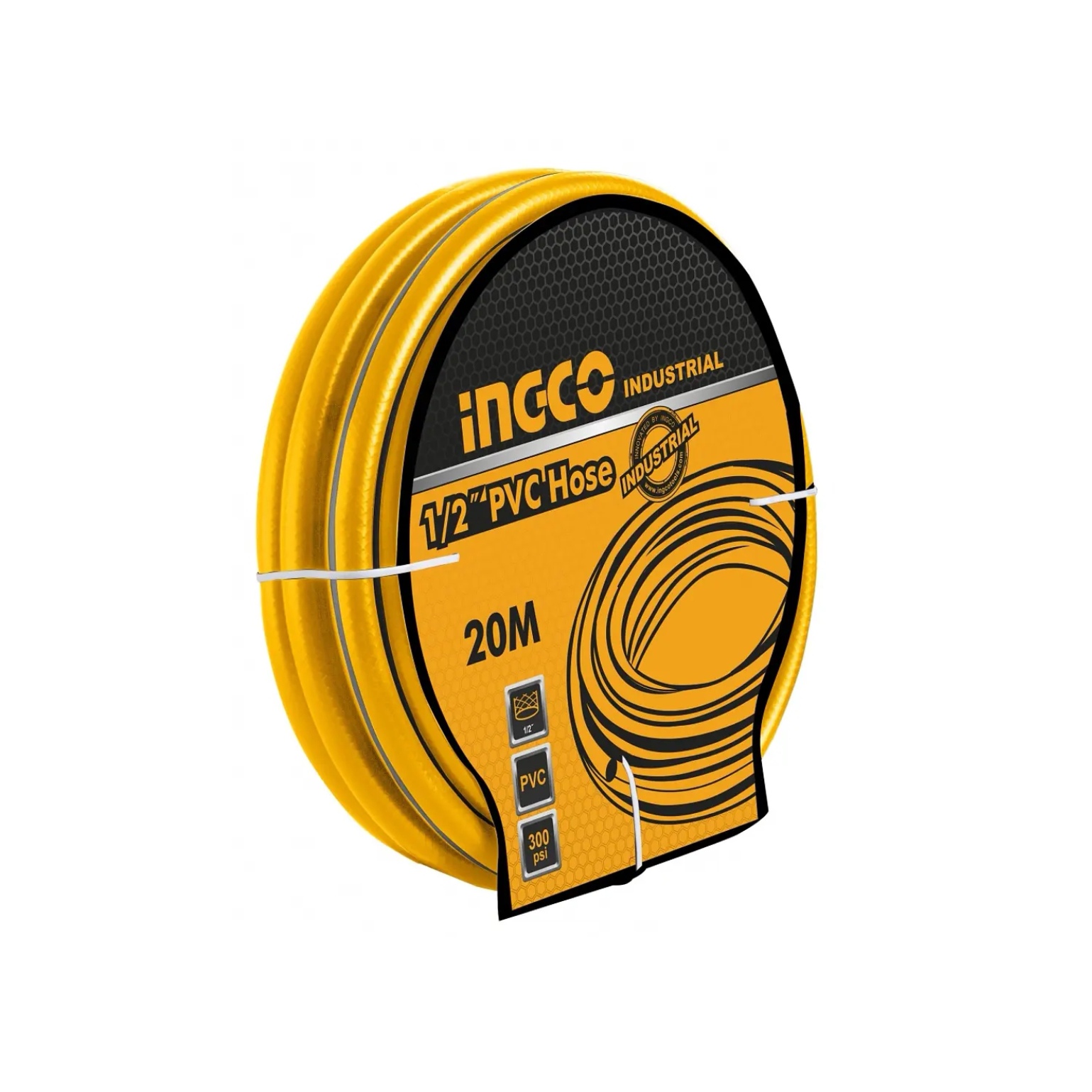 MANGUERA INDUSTRIAL REFORZADA INGCO HPH2001 PVC 1/2 X 20 MT 300 PSI - 2