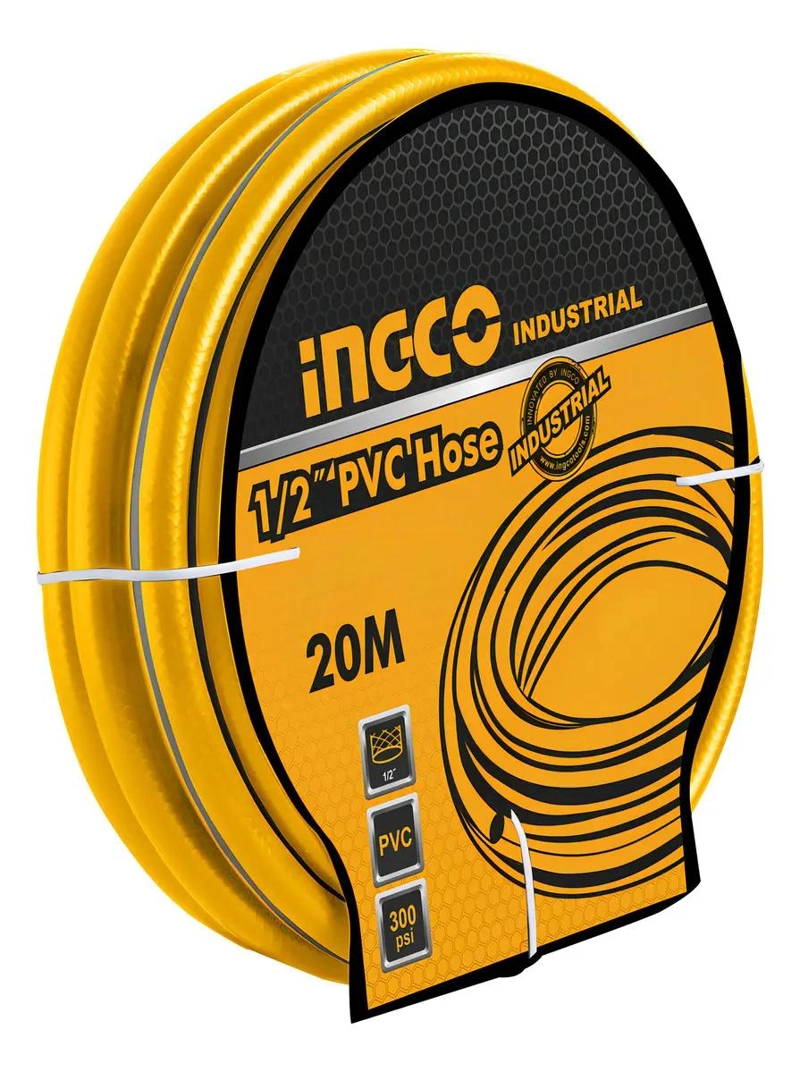 MANGUERA INDUSTRIAL REFORZADA INGCO HPH2001 PVC 1/2 X 20 MT 300 PSI - 8