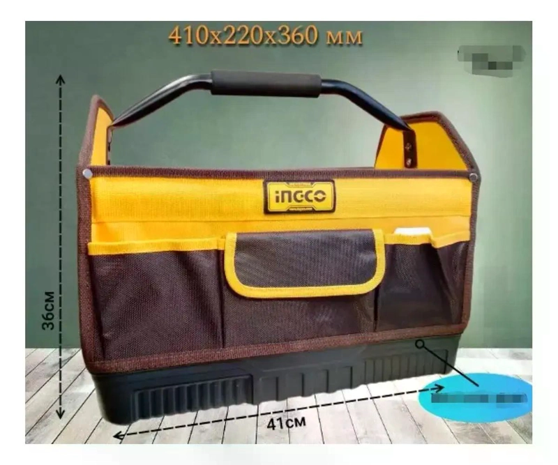 BOLSO INGCO HERRAMIENTAS INDUSTRIAL 7 BOLSILLOS 16 P HTBGL04 - 9
