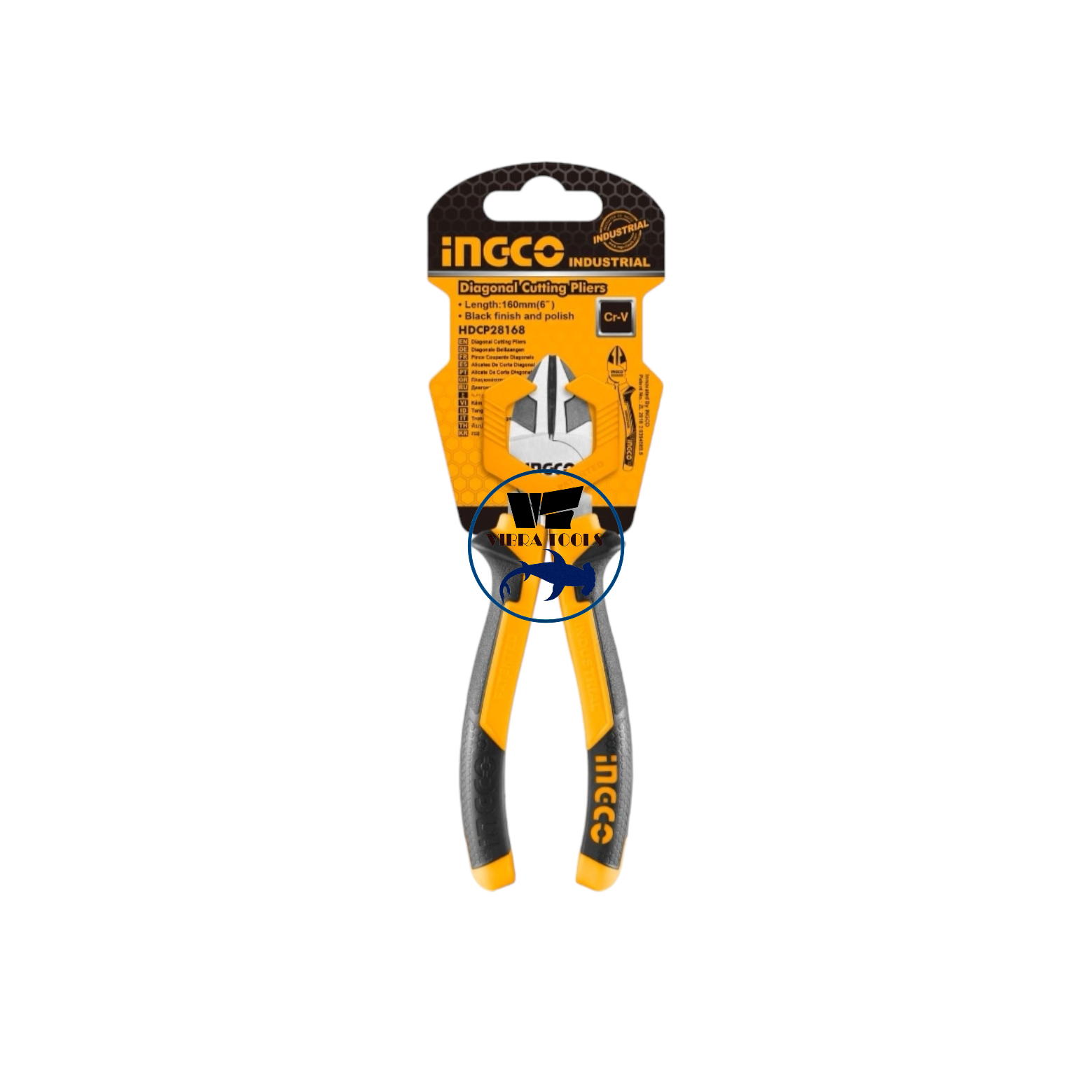 ALICATE INGCO CORTE DIAGONAL INDUSTRIAL 6 PULG HDCP28168 - 1
