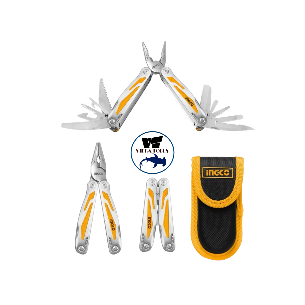 ALICATE INGCO MULTIHERRAMIENTA 15 FUNCIONES + FUNDA HFMFT0115 - 1