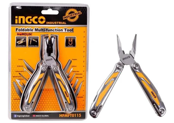 ALICATE INGCO MULTIHERRAMIENTA 15 FUNCIONES + FUNDA HFMFT0115 - 9