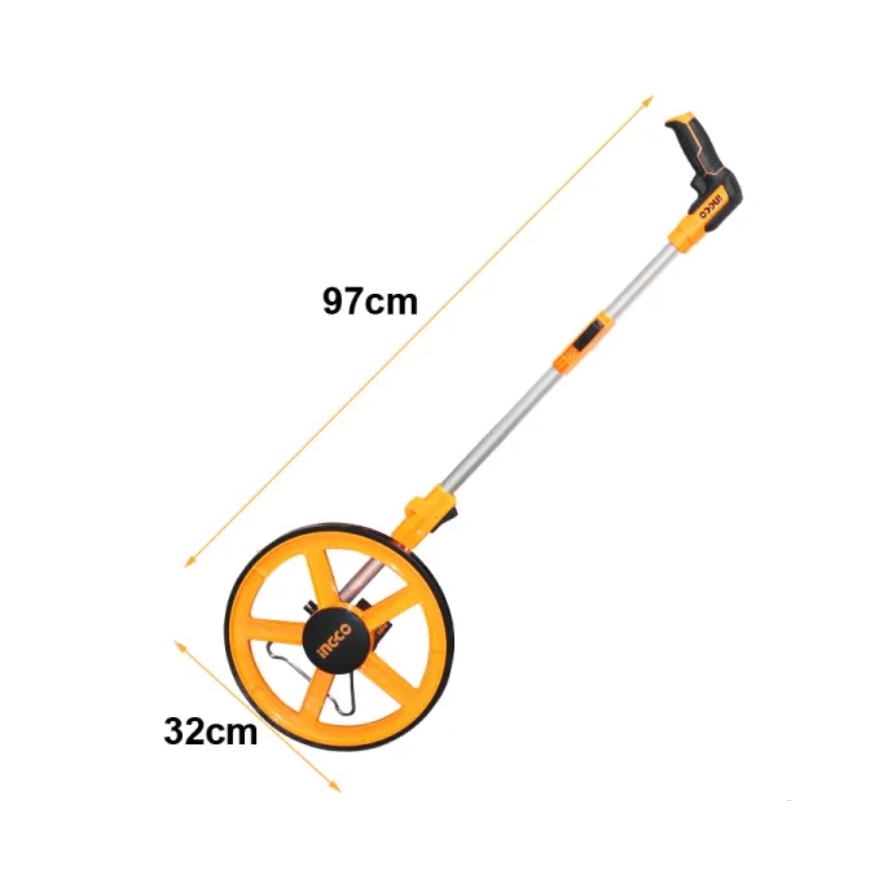 ODÓMETRO INGCO DIGITAL RUEDA MEDICIÓN 32 CM + BOLSO HDMW23 - 3