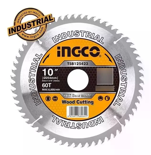DISCO SIERRA INGLETEADORA INGCO INDUSTRIAL 60T 10 PUL 254 MM - 2