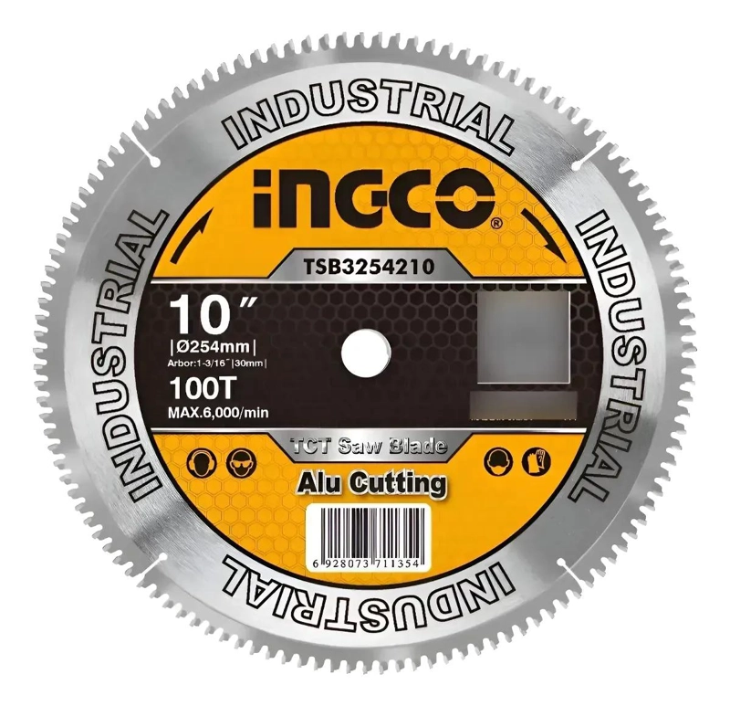 DISCO DE SIERRA INGLETEADORA INGCO INDUSTRIAL 100T 10 PULGAD - 2