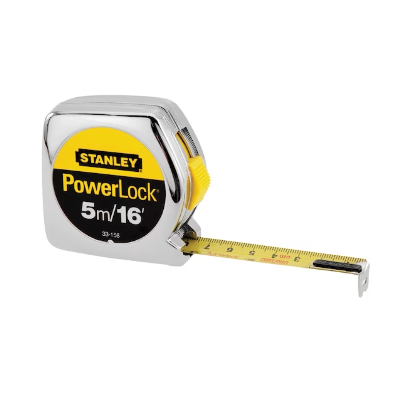 HUINCHA STANLEY MEDIR CINTA METRICA POWERLOCK 5M 33-158 - 2