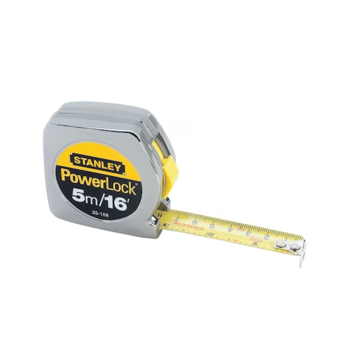 HUINCHA STANLEY MEDIR CINTA METRICA POWERLOCK 5M 33-158 - 4