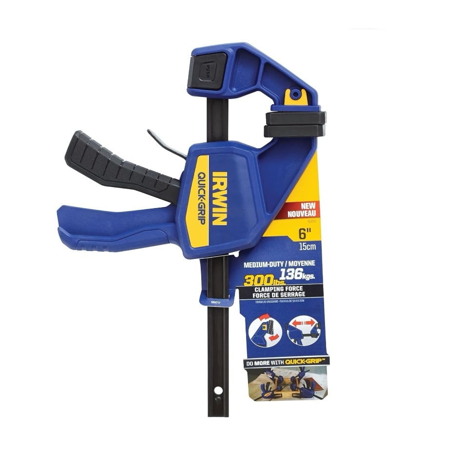 Morsetti A Barra Mini IRWIN Quick-Grip - Confezione Da 4, Serraggio A Una Mano Per Lavori Di Precisione