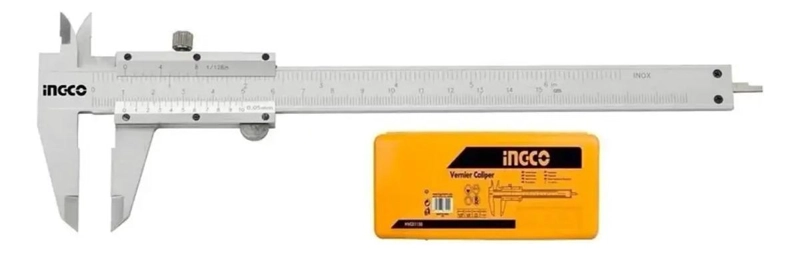 SET HERRAMIENTAS INGCO PIE METRO ANALOGO 150 MM + CAJA TRANSPORTE HVC01150 - 1