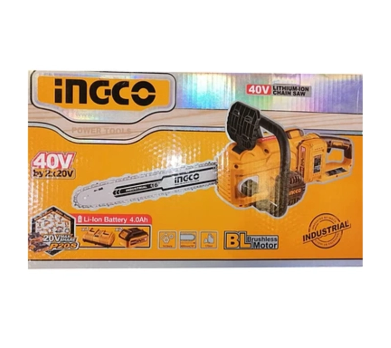 MOTOSIERRA INGCO INALAMBRICA BRUSHLESS 16 P 40 V CGSLI401682 - 5