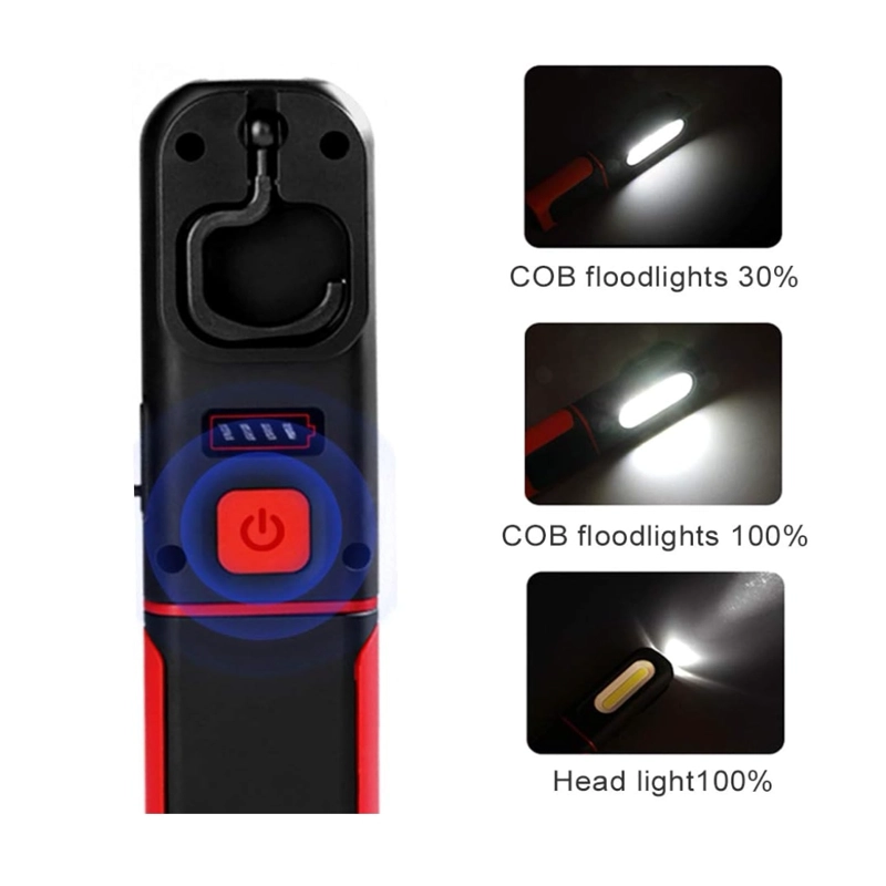 LINTERNA LED RECARGABLE WADFOW 80-320 LÚMENES USB-C WFL7508 - 5
