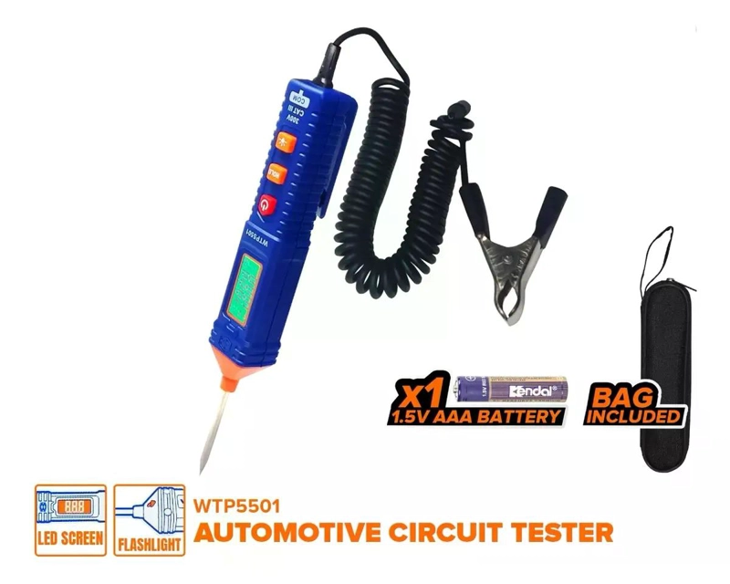 PROBADOR WADFOW CORRIENTE AUTOMOTRIZ DC 1-100 V WTP5501 - 8