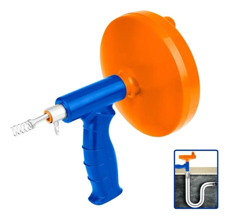 DESTAPADOR WADFOW DRENAJE TIPO PISTOLA 6 MM 4.5M WDD3345 - 1