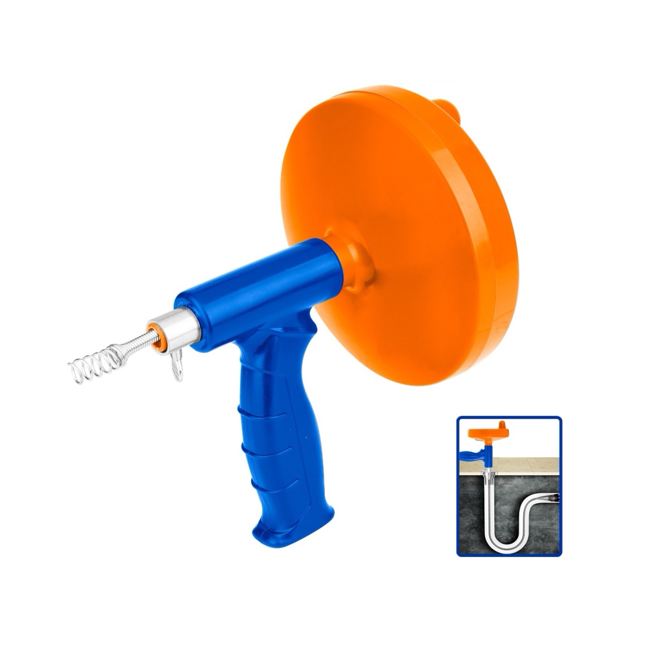 DESTAPADOR WADFOW DRENAJE TIPO PISTOLA 6 MM 4.5M WDD3345 - 2
