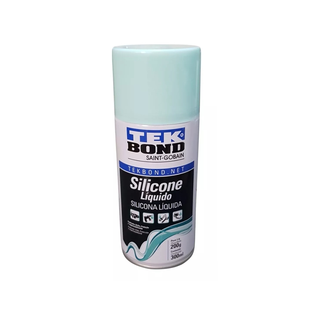 SILICONA LÍQUIDA EN SPRAY TEKBOND 300 ML BRILLO PROTECCIÓN - 2