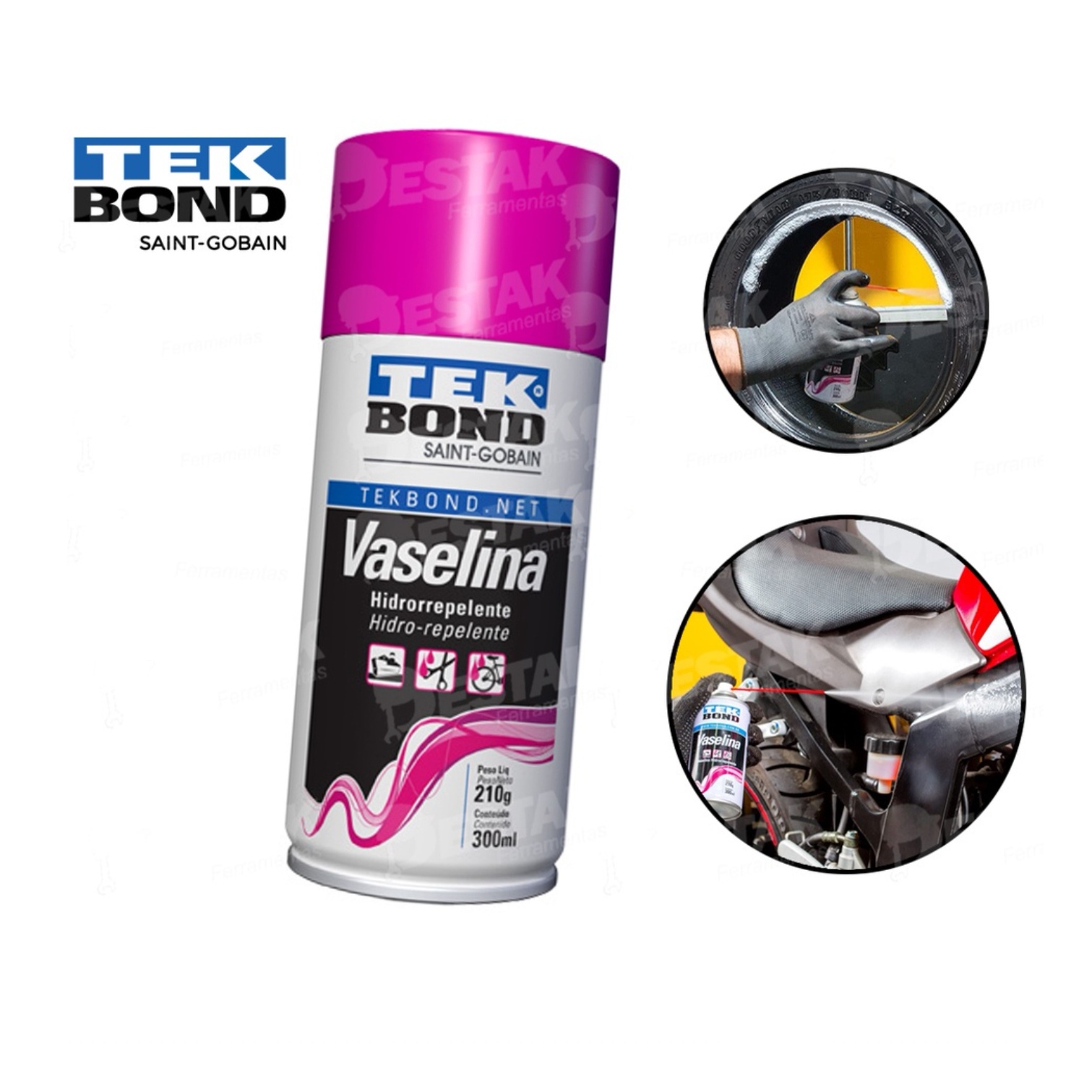VASELINA EN SPRAY TEKBOND 300 ML AEROSOL REPELENTE AL AGUA - 5