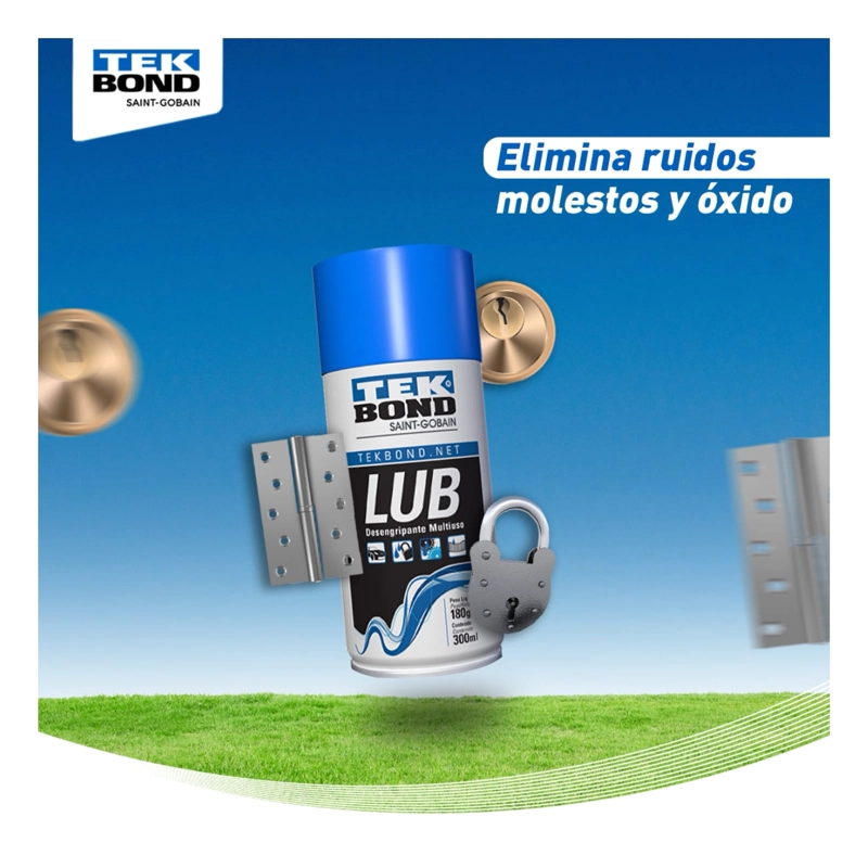 DESENGRIPANTE MULTIUSO LUBRICANTE SPRAY 300 ML TEKBOND ANTIC - 6