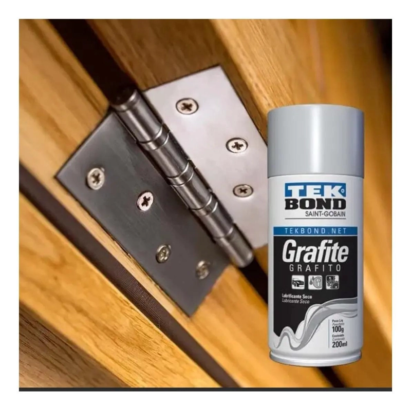 LUBRICANTE DE GRAFITO EN SPRAY 200 ML 100 GR LUBRICANTE SECO - 2