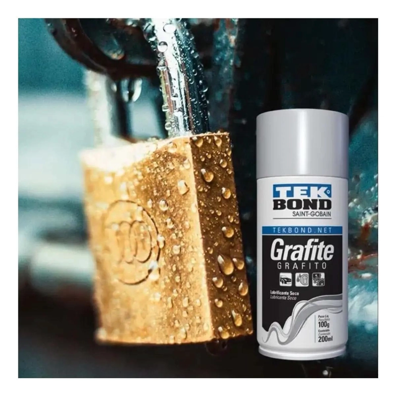 LUBRICANTE DE GRAFITO EN SPRAY 200 ML 100 GR LUBRICANTE SECO - 3
