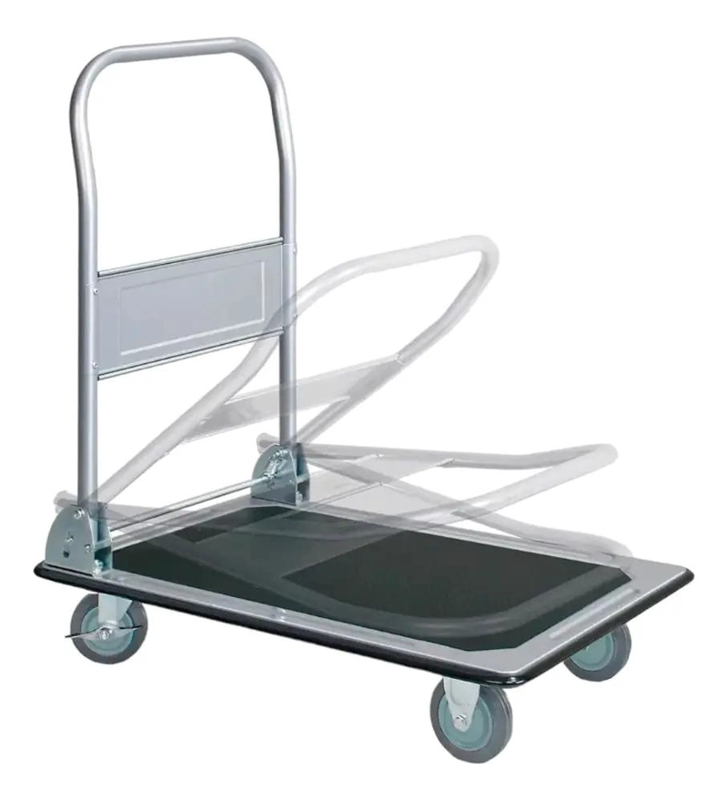 CARRO PLEGABLE SIN MARCA HC150A 150 KG 73 X 47 X 82 CM ACERO MIRLO - 1