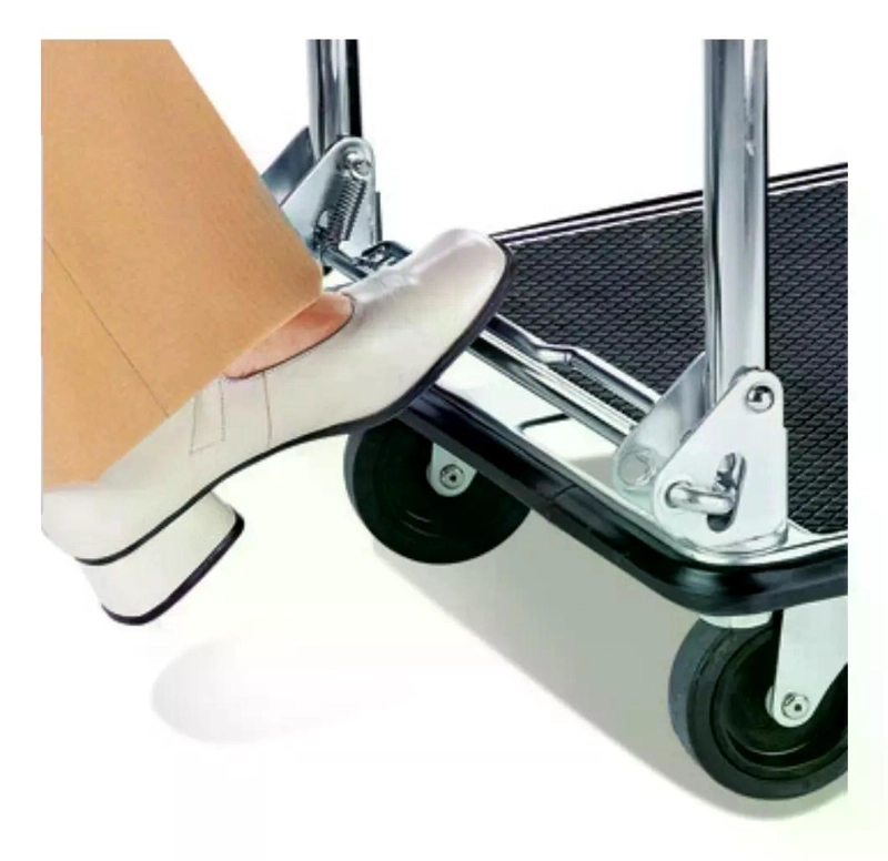 CARRO PLEGABLE SIN MARCA HC150A 150 KG 73 X 47 X 82 CM ACERO MIRLO - 6