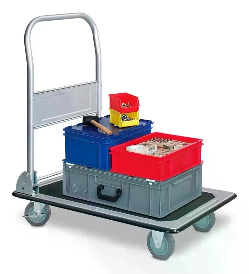 CARRO PLEGABLE SIN MARCA HC150A 150 KG 73 X 47 X 82 CM ACERO MIRLO - 7