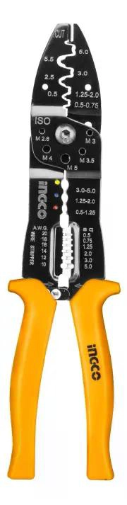 ALICATE INGCO TERMINALES PELACABLES INDUSTRIAL 254 MM HWSP101 - 1