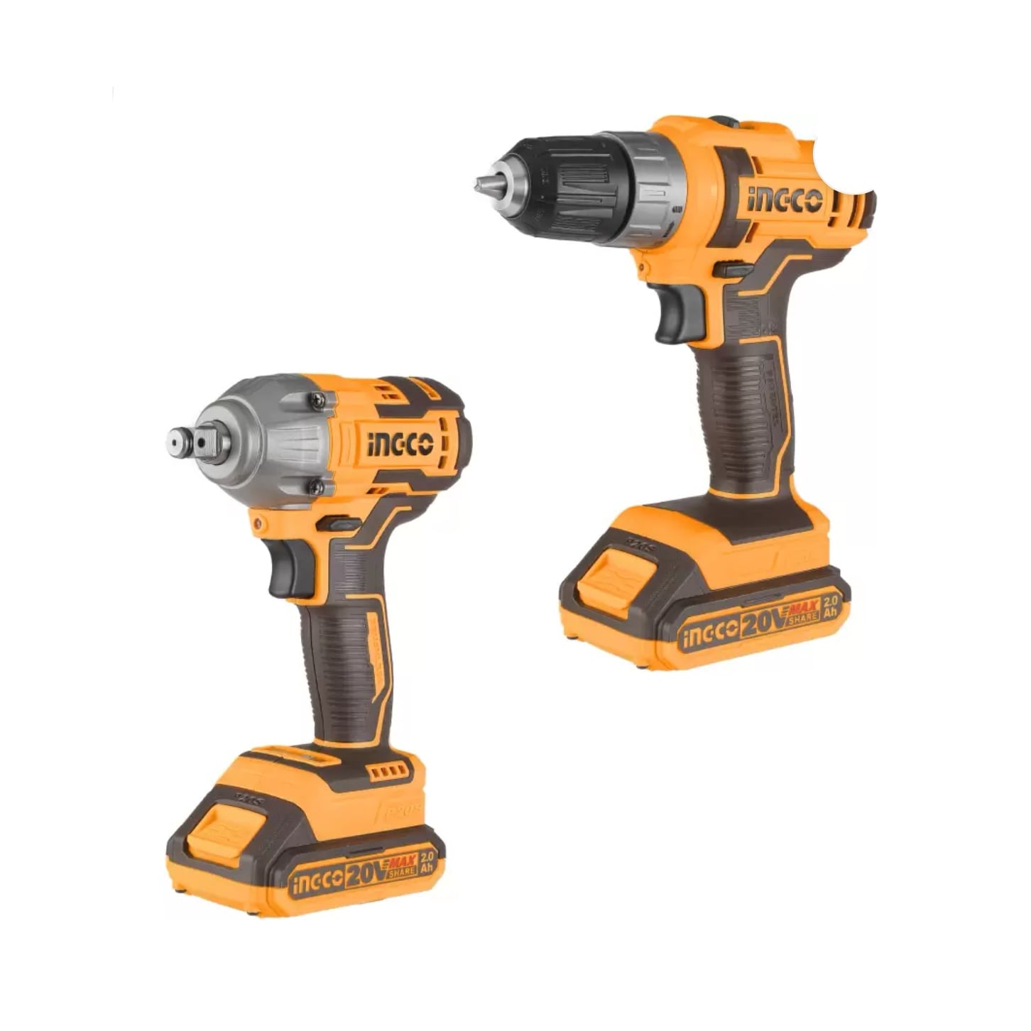 KIT INGCO PACK INAL 20 V TALADRO + LLAVE IMPAC BL COSLI230702 - 2