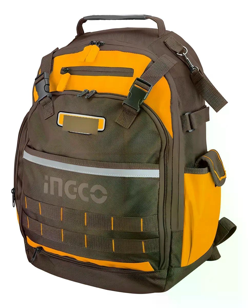 MOCHILA INGCO PORTA HERRAMIENTA INDUSTRIAL 46X38X17 HBP01028 - 8