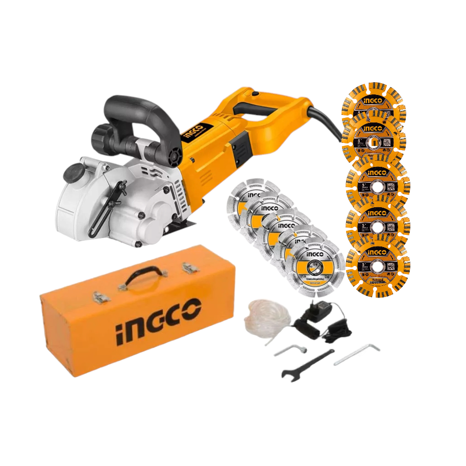 SIERRA CORTADORA DE MURO ELECTRIC INGCO 130MM 3000W WLC30001 - 1