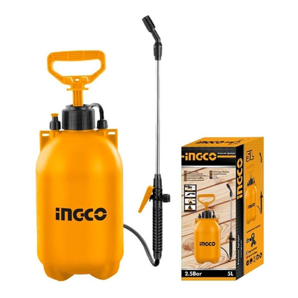 ROCIADOR INGCO PULVERIZADOR FUMIGADOR APRESION 5 LT HSPP3051 - 1