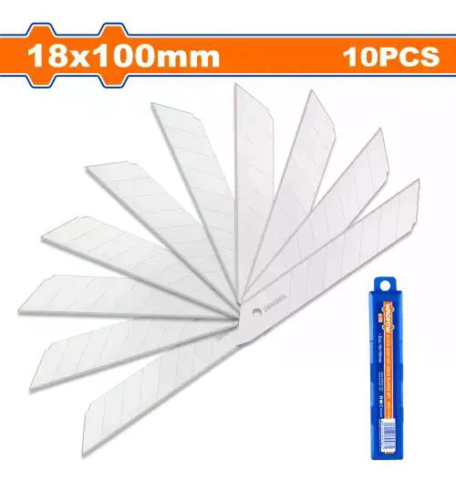 SET PACK 10 UND REPUESTO CUCHILLO CARTONERO WADFOW 18X100 MM - 2