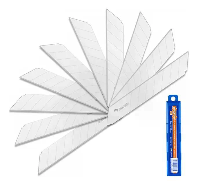 SET PACK 10 UND REPUESTO CUCHILLO CARTONERO WADFOW 18X100 MM - 5