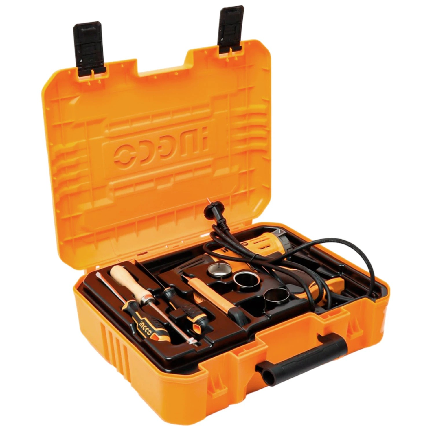 PISTOLA DE CALOR DIGITAL INGCO 2000W 50/600 C +ACC HG2000581 - 3