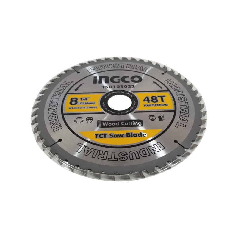 DISCO INGCO SIERRA CIRCULAR MADERA 210 MM 48T TSB121022 - 2