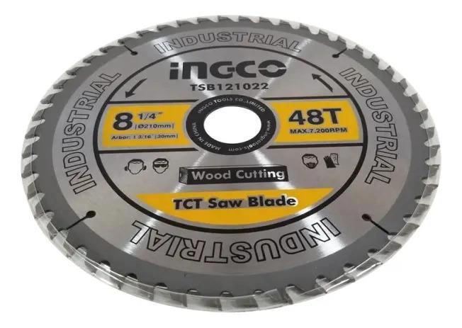 DISCO INGCO SIERRA CIRCULAR MADERA 210 MM 48T TSB121022 - 3
