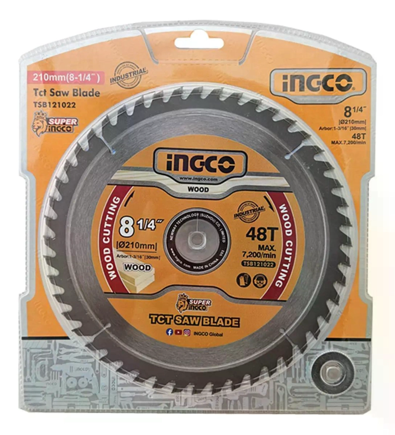 DISCO INGCO SIERRA CIRCULAR MADERA 210 MM 48T TSB121022 - 4