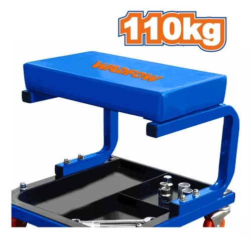 ASIENTO RODANTE CUADRADO CON RUEDAS WADFOW 110KG WNC1501 - 2