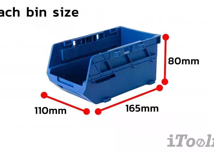 CONTENEDOR WADFOW APILABLE ALMACENAMIENTO 38X17X32 CM - 3